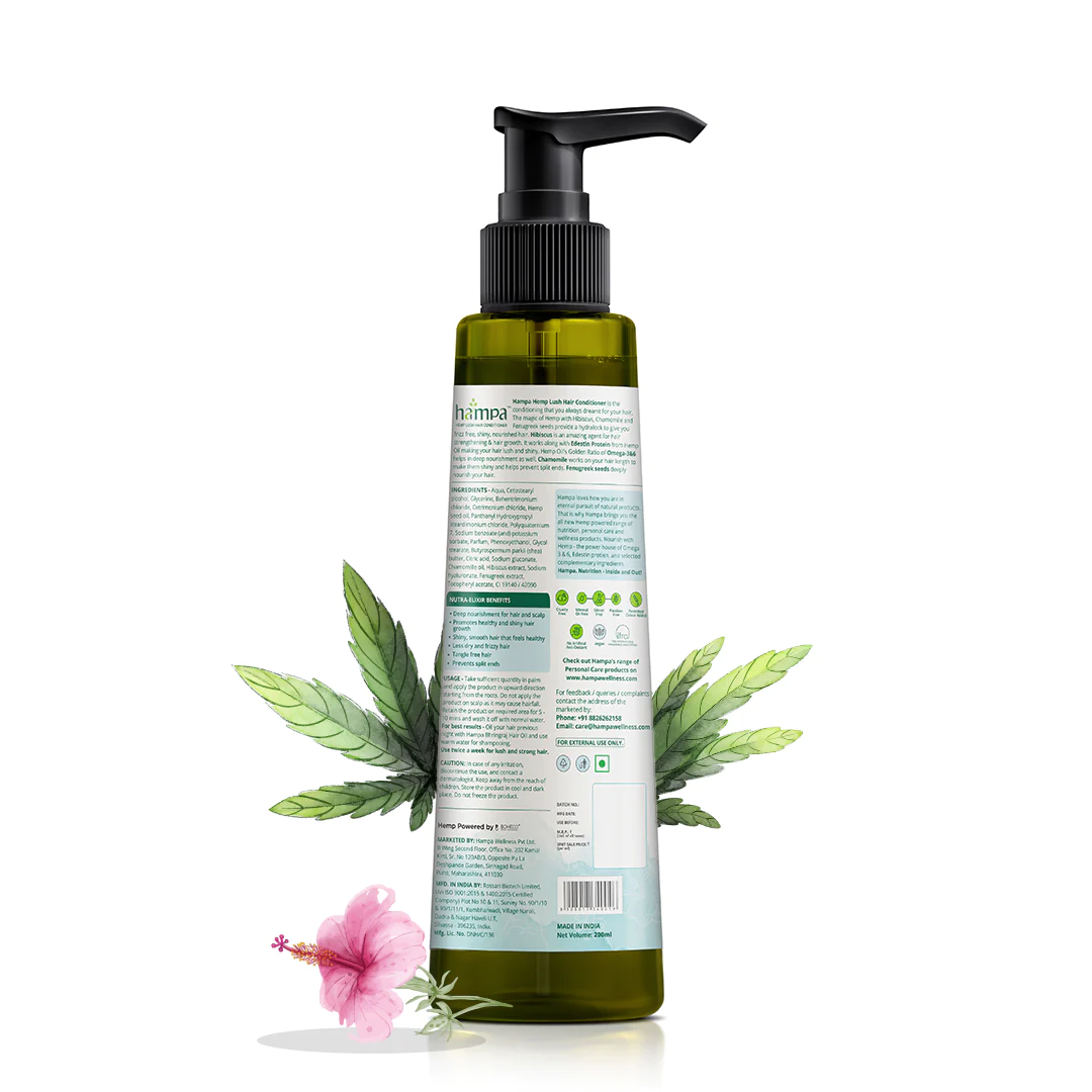 Hampa Hemp Lush Hair Sulphate-free Shampoo - Image 2