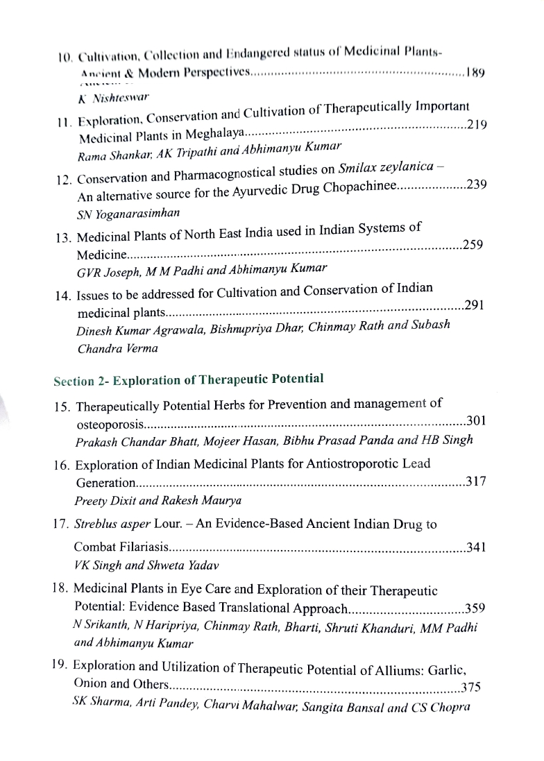 Conservation, Cultivation and Exploration of Therapeutic Potential of Medicinal Plants - Image 4