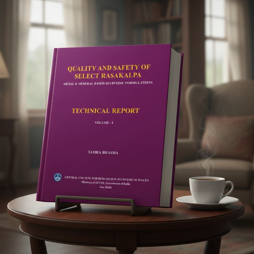 Quality and Safety of Select Rasakalpa -Metal & Mineral Based Ayurvedic Formulations (Tamra Bhasma) - Vol. 4